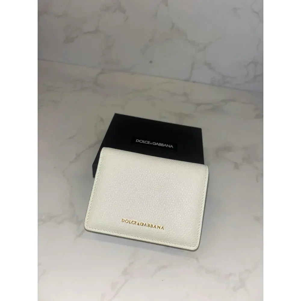 Dolce & Gabbana Textured Leather Wallet - Excellent Condition
